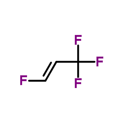 (1E)-1,3,3,3-Tetrafluoro-1-propene structure