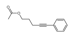 5-acetoxy-1-phenyl-1-hexyne Structure