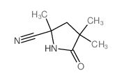 2-Pyrrolidinecarbonitrile,2,4,4-trimethyl-5-oxo- picture