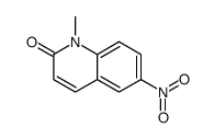 1-methyl-6-nitroquinolin-2-one Structure