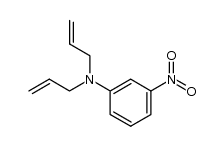N,N-diallyl-m-nitroaniline Structure