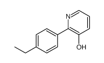 2-(4-ethylphenyl)pyridin-3-ol结构式