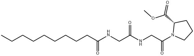 N-Decanoyl-Gly-Gly-L-Pro-OMe结构式