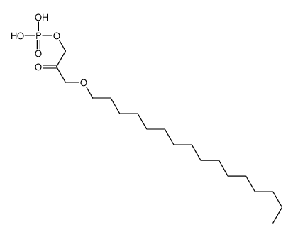 (3-hexadecoxy-2-oxopropyl) dihydrogen phosphate结构式