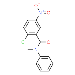 2-chloro-N-methyl-5-nitro-N-phenylbenzamide structure