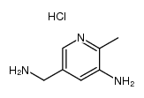 5-aminomethyl-2-methyl-[3]pyridylamine, dihydrochloride结构式
