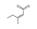 (Z)-2-methyl-1-nitro-1-butene结构式