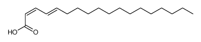 (2E,4E)-octadeca-2,4-dienoic acid Structure