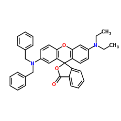 2'-(Dibenzylamino)-6'-(diethylamino)fluoran Structure