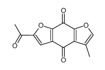 2-Acetyl-4,8-dihydro-5-methylbenzo[1,2-b:5,4-b']difuran-4,8-dione picture