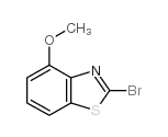 2-BROMO-4-METHOXYBENZOTHIAZOLE structure