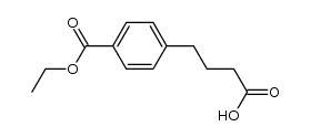 4-(4-(ethoxycarbonyl)phenyl)butanoic acid Structure