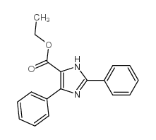 ETHYL 2,4-DIPHENYLIMIDAZOLE-5-CARBOXYLATE structure