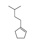 1-Isopentylcyclopentene结构式