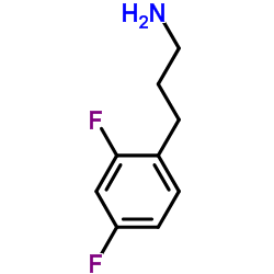 3-(2,4-Difluorophenyl)-1-propanamine结构式