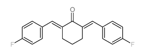2,6-bis[(4-fluorophenyl)methylidene]cyclohexan-1-one picture
