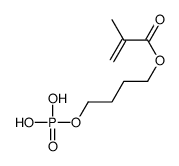 4-phosphonooxybutyl 2-methylprop-2-enoate结构式