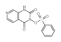 Pyrido[3,4-d]pyrimidine-2,4(1H,3H)-dione,3-[(phenylsulfonyl)oxy]-结构式