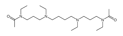 N(1),N(14)-Diacetyl-N(1),N(5),N(10),N(14)-tetraethyl-spermin结构式