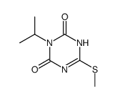 3-isopropyl-6-methylsulfanyl-1H-[1,3,5]triazine-2,4-dione Structure