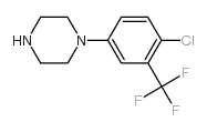 1-(4-chloro-3-trifluoromethylphenyl)piperazine structure