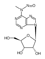 N6-methyl-N6-nitroso-adenosine结构式