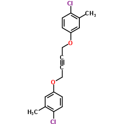 1,1'-[2-Butyne-1,4-diylbis(oxy)]bis(4-chloro-3-methylbenzene) Structure