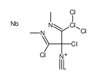 2-chloro-3-(dichloro-λ3-chloranyl)-2-isocyano-N-methyl-3-methyliminopropanimidoyl chloride,niobium Structure