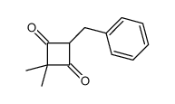 4-benzyl-2,2-dimethylcyclobutane-1,3-dione Structure