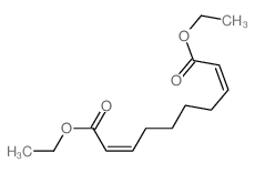2,8-Decadienedioicacid, 1,10-diethyl ester结构式