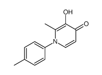 3-hydroxy-2-methyl-1-(4-methylphenyl)pyridin-4-one Structure