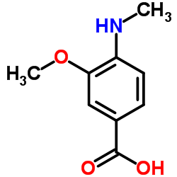 3-Methoxy-4-(MethylaMino)benzoic acid structure