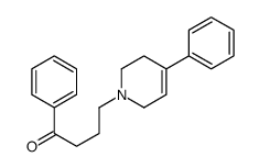 1-phenyl-4-(4-phenyl-3,6-dihydro-2H-pyridin-1-yl)butan-1-one Structure