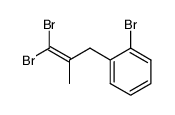 1,1-dibromo-3-(2-bromophenyl)-2-methylpropene结构式