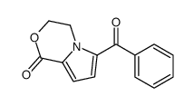 6-benzoyl-3,4-dihydropyrrolo[2,1-c][1,4]oxazin-1-one Structure