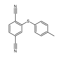 2-(4-methylphenyl)sulfanylbenzene-1,4-dicarbonitrile Structure