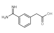 (3-CARBAMIMIDOYL-PHENYL)-ACETIC ACID Structure