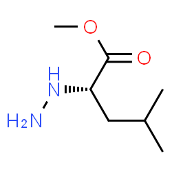 Pentanoic acid, 2-hydrazino-4-methyl-, methyl ester, (2S)- (9CI) Structure
