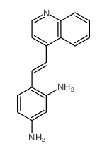 4-(2-quinolin-4-ylethenyl)benzene-1,3-diamine Structure