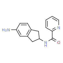 2-Pyridinecarboxamide,N-(5-amino-2,3-dihydro-1H-inden-2-yl)-(9CI) structure