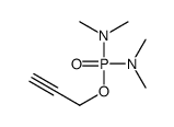 N-[dimethylamino(prop-2-ynoxy)phosphoryl]-N-methylmethanamine结构式
