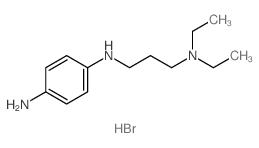 1,4-Benzenediamine,N1-[3-(diethylamino)propyl]-, hydrobromide (1:2) Structure