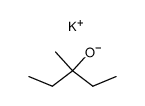 potassium 3-methyl-3-pentanolate Structure