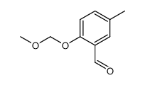 2-(methoxymethoxy)-5-methylbenzaldehyde Structure