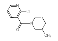 Piperidine, 1-[(2-chloro-3-pyridinyl)carbonyl]-3-methyl- (9CI) picture