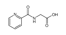 N-[(pyridin-2-yl)carbonyl]glycine结构式