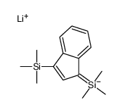 lithium,trimethyl-(3-trimethylsilylinden-1-id-1-yl)silane Structure