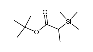 tert-butyl 2-(trimethylsilyl)propionate结构式