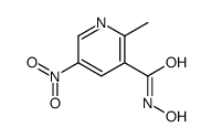 N-hydroxy-2-methyl-5-nitropyridine-3-carboxamide结构式