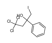 α-(Iodomethyl)-α-(2,2,2-trichloroethyl)-benzenemethanol Structure